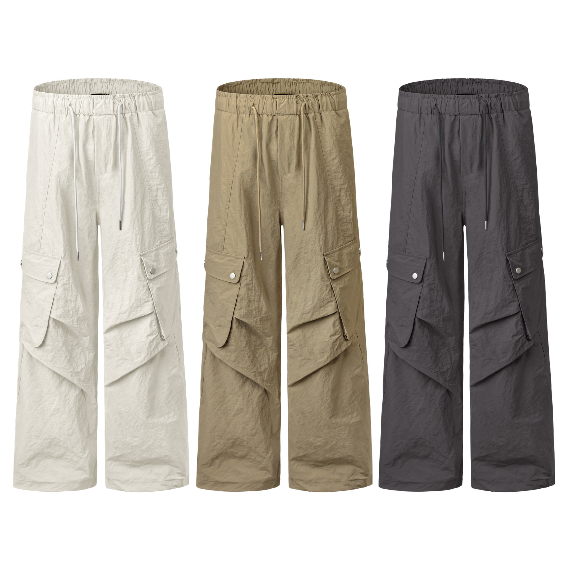 YON MODISH Wear 2024 Autumn New Product American Street Trend Personalized Trendy Men's Casual Work Clothes Pants_voghion.com