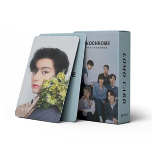 A Large Number of 55 Fat Bullet Albums Monochrome Small Cards Kpop Star Collection Weekly Cards Lomo Cards