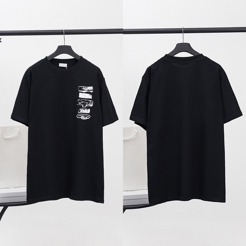 スポットハイバージョン Dijia S25 夏新作刺繍プリント Djia 高級トレンドシリーズカジュアル男女半袖 Tシャツ|undefined