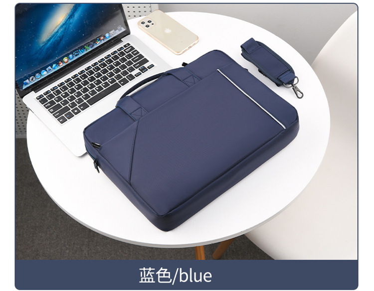 Notebook bag and handbag are suitable for Lenovo, Huawei, Apple, Dell, HP, ASUS, business trip briefcases, and can be carried diagonally on one shoulder undefined