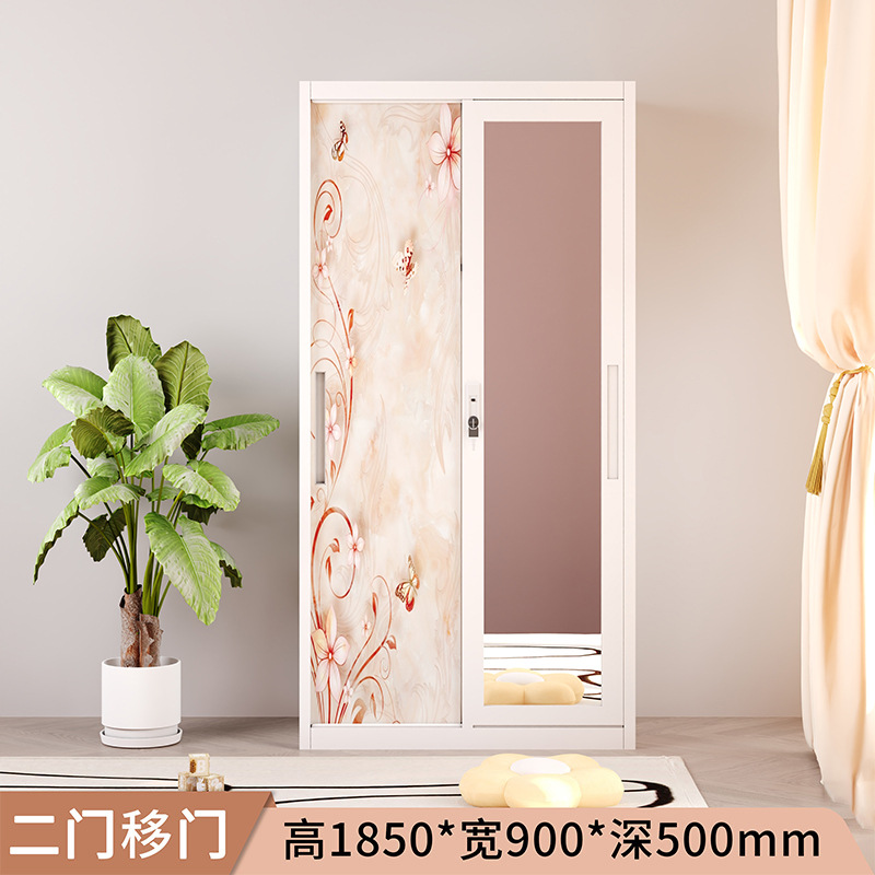 Asia oriental más vendido armario de impresión transfronterizo casillero para el hogar puerta corredera armario de almacenamiento de dormitorio para niños fábrica de comercio exterior image 7