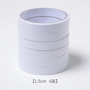 Cinta estrecha 1cm de ancho pegamento de sellado para estudiantes ramo de flores material de embalaje material de bricolaje hecho a mano cinta transparente