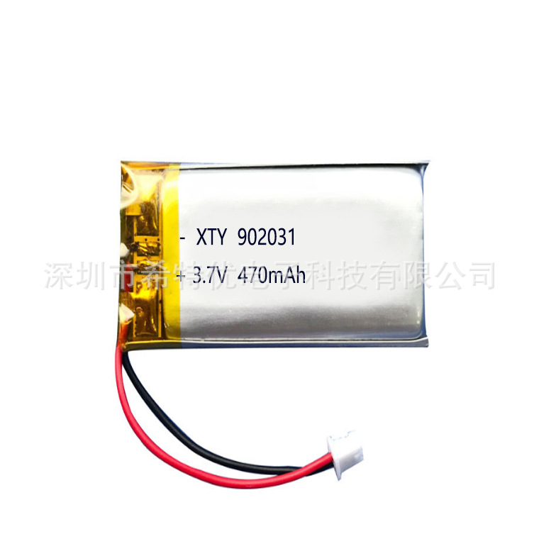 聚合物锂电池PN902031-470mAh按摩器锂电池