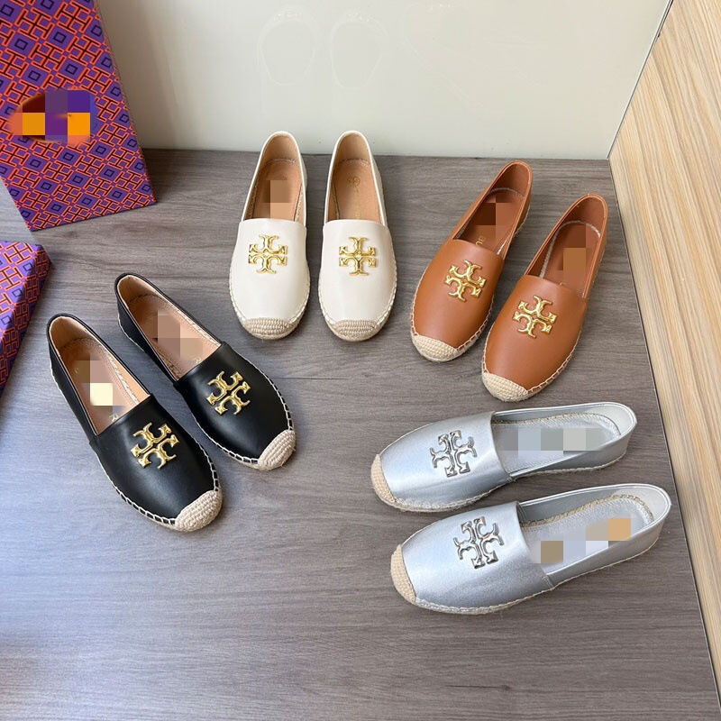 Tb Women's Shoes Original 2026 New Model 86567Eleanor Sheepskin Fisherman's Shoes Slip-On Lazy Flat Shoes for Women
