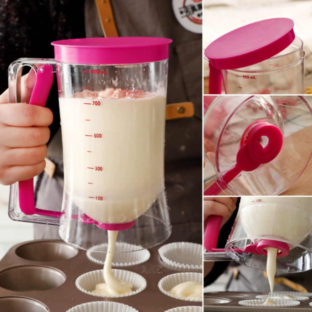 Malid separator handheld funnel assignor with a scale measuring cup drying division liquid leakage DIY tool