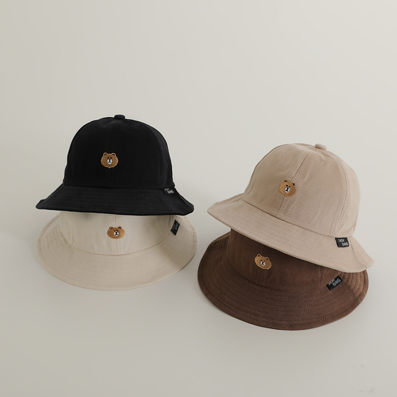 Sombrero bebé para niños primavera y otoño nuevo lindo sombrero pescador sombrero de otoño para niños sombrero de bañera para niños sombrero de sol universal