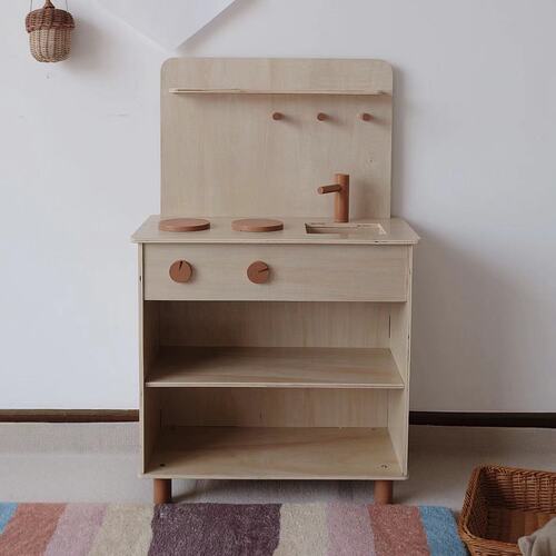 Danish original wood children's kitchen