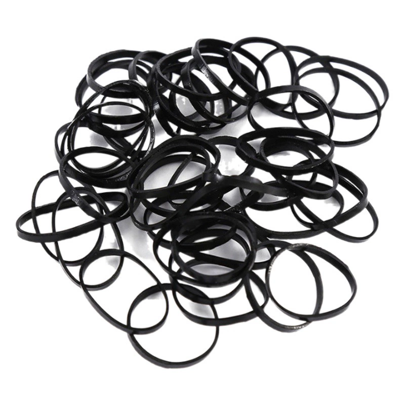 Прозрачная резинка Белая высокоэластичная резинка Маленькое кожаное кольцо одноразовое Переплетное кольцо для волос прочный кожаный ремешок