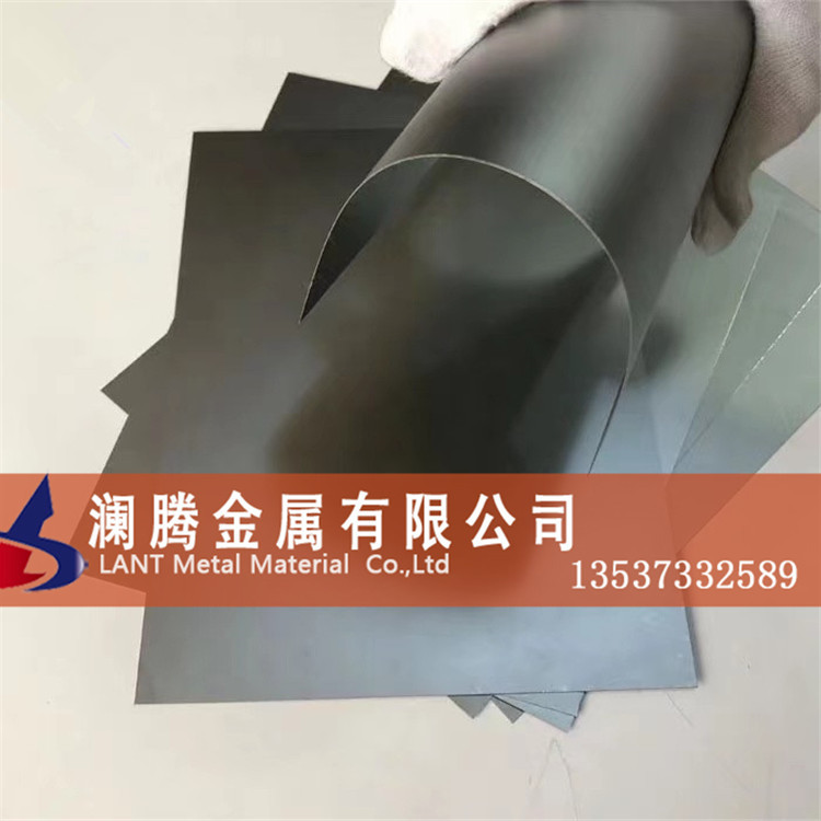 澜腾超弹TiNiCu镍钛合金板 TiNiCu形状记忆合金板 变相回弹33度