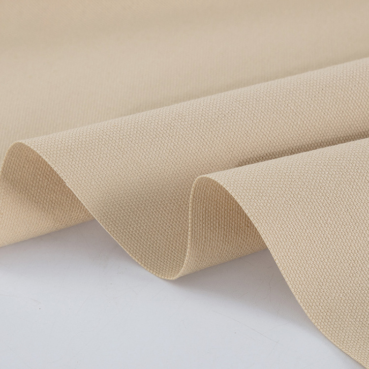Tejido de lona de algodón 100% material reciclable teñido para la fabricación de bolsas