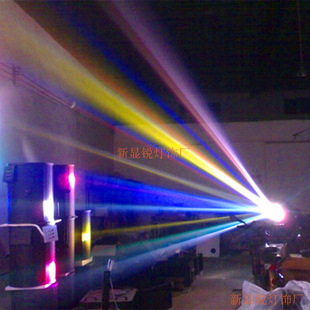 New Xianrui factory direct sales 3000W outdoor scanning aerial rose colorful shaking head color changing aerial Cannon