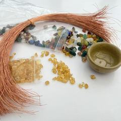 メーカー卸売クリスタルフォーチュンツリー素材パッケージアメジストツリークリスタル装飾品 DIY 手作り素材パッケージセットボックス