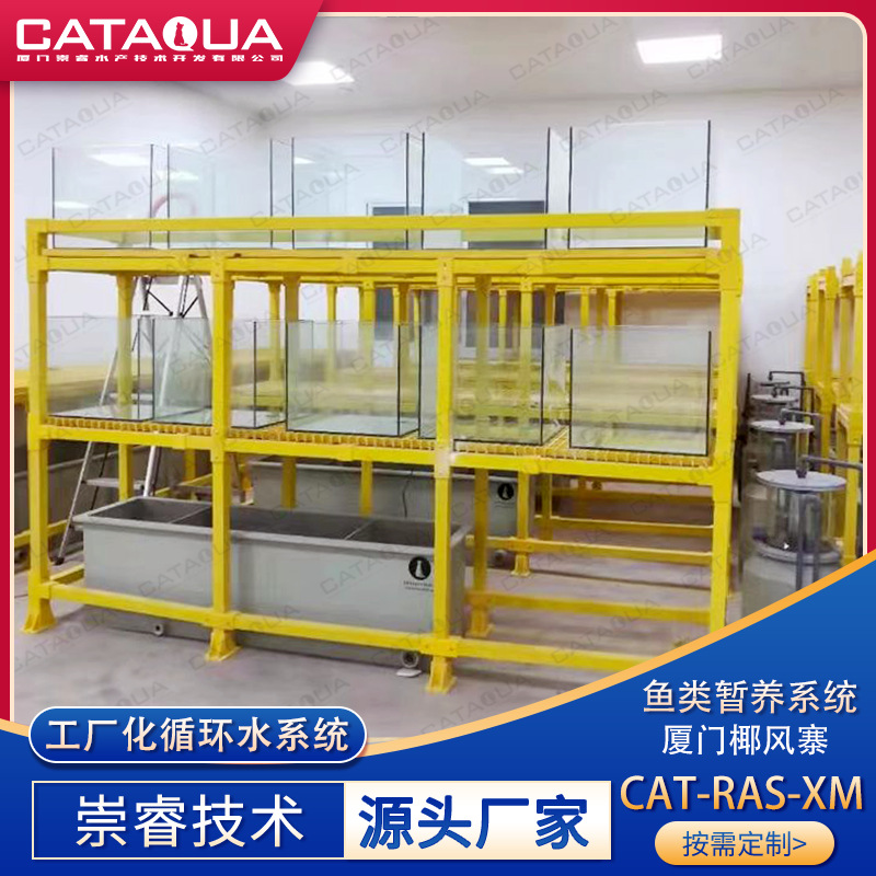 厦门椰风寨鱼类暂养项目实验室鱼苗标苗系统循环水处理设备