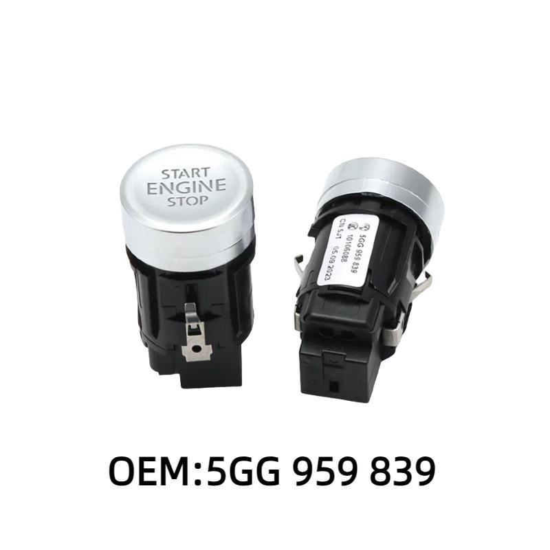 One-Touch Start Ignition Switch Button 5G1959839A Suitable for Volkswagen Golf 7