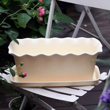 塑料花盆诚信树脂长方形室外阳台种菜大号种植花批发跨境一件厂家