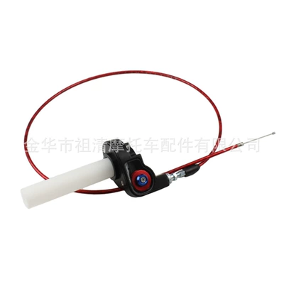 Motosiklet ləvazimatları və aksesuarları – big twist throttle handle - visual-turnaround-throttle-line-red