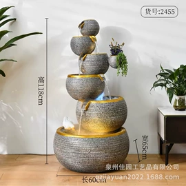 树脂工艺品;流水摆件;金属工艺品