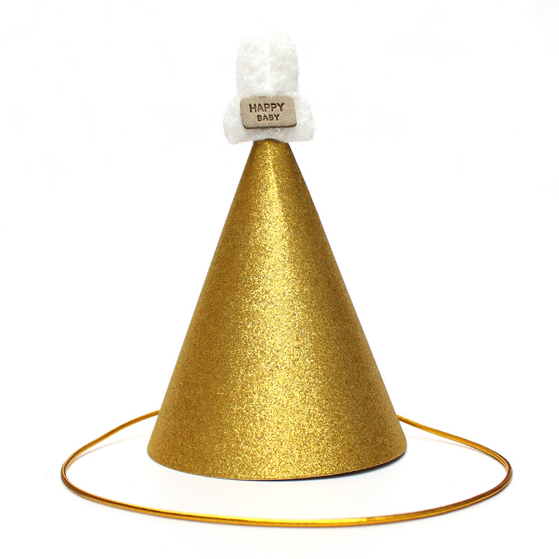 Sombreros de cumpleaños de embalaje independiente, sombreros de fiesta, sombreros de punta, sombreros de fiesta para bebés, sombreros de pastel