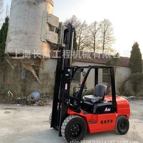 自动挡杭叉3吨圆夹抱叉车 二手卡斯卡特圆抱夹 旧圆夹抱机叉车