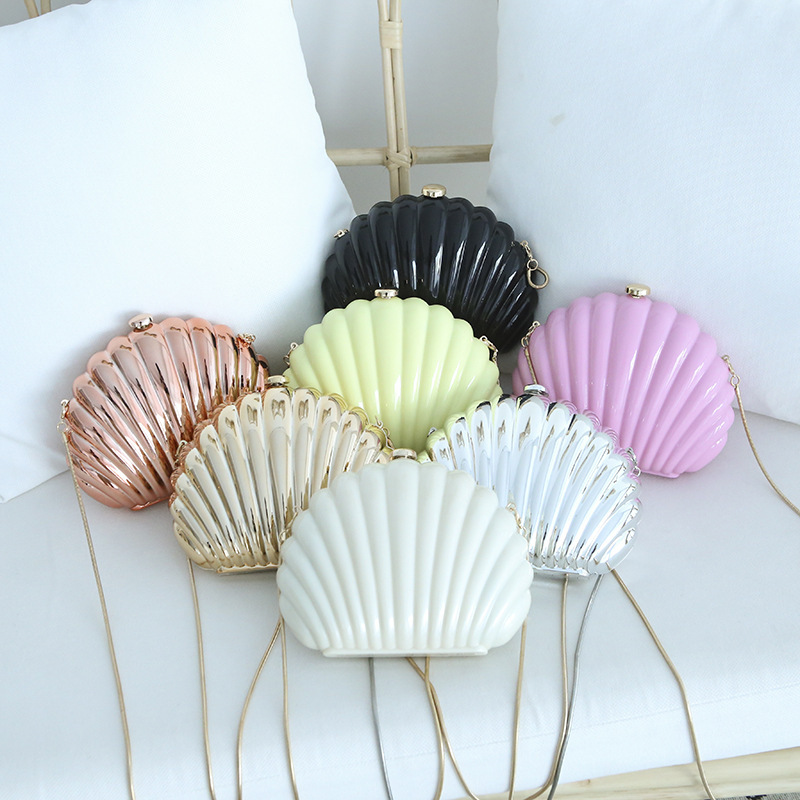 Cross-border Hot Selling Acrylic Dinner Bag Candy Color Shell Bag Fashion Women's Clutch Bag Party Hard Box Bag Cross-border Hot Selling Acrylic Dinner Bag Candy Color Shell Bag Fashion Women's Clutch Bag Party Hard Box Bag
