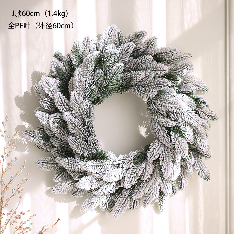 Nuevos colgantes de guirnaldas de Navidad colgantes de pared pe guirnaldas de hotel centro comercial escenario de decoración de Navidad props