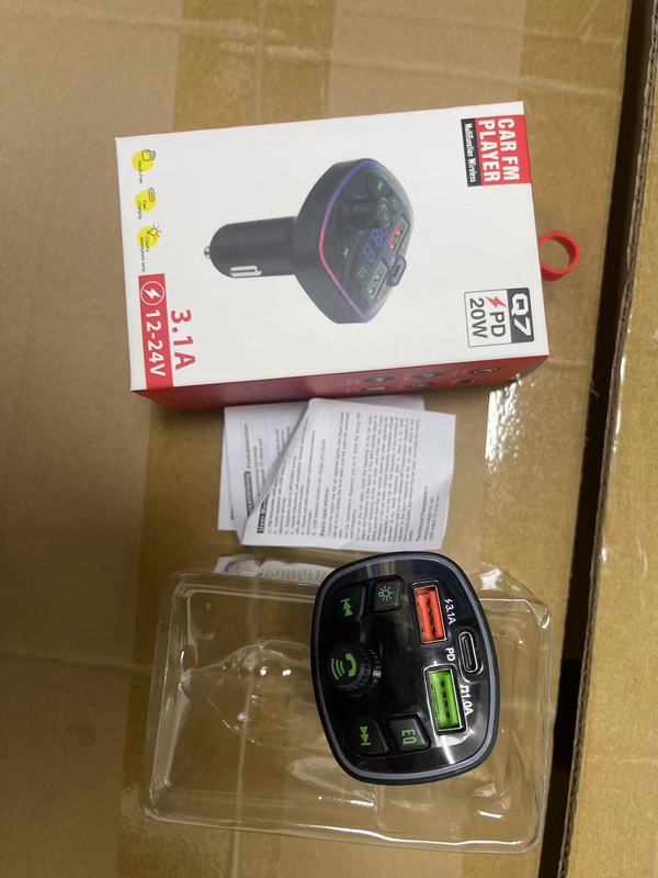 国境を越えた電子商取引メーカー直販車載 Bluetooth MP3 プレーヤーハンズフリー通話音声ブロードキャスト PD 高速充電 U ディスク|undefined