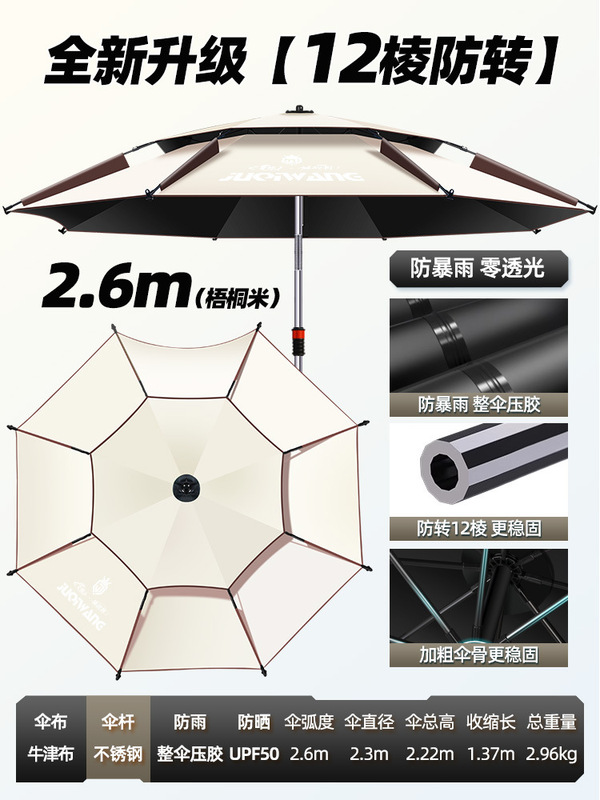 釣り傘 2025 新しい屋外キャンプ釣り特別な日よけ傘大型釣り傘ユニバーサルロボットアーム杖傘|undefined
