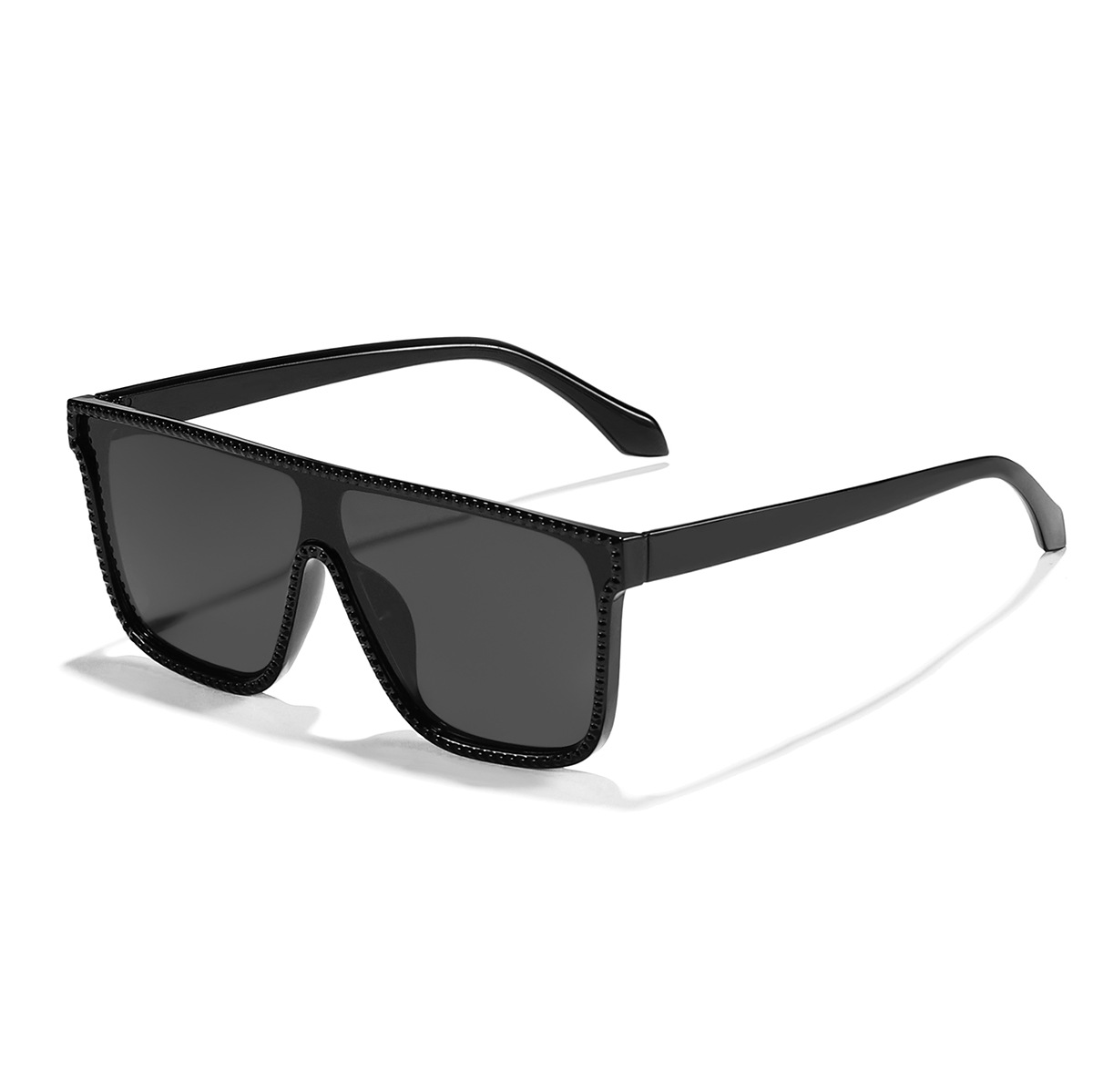 Nuevos hombres y mujeres de la misma parte superior plana elegante marco cara-mirando pequeña moda todo-fósforo gafas de sol al aire libre a prueba de sol gafas de sol