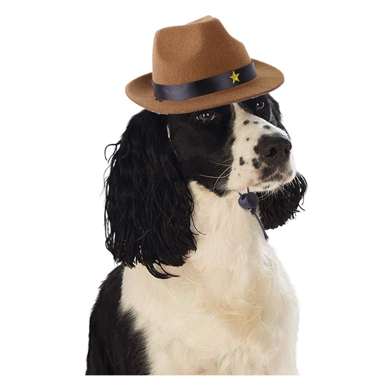 Sombrero creativo para mascotas, sombrero de vaquero para perros, traje de bufanda triangular, tocado para gatos, sombrero de vaquero