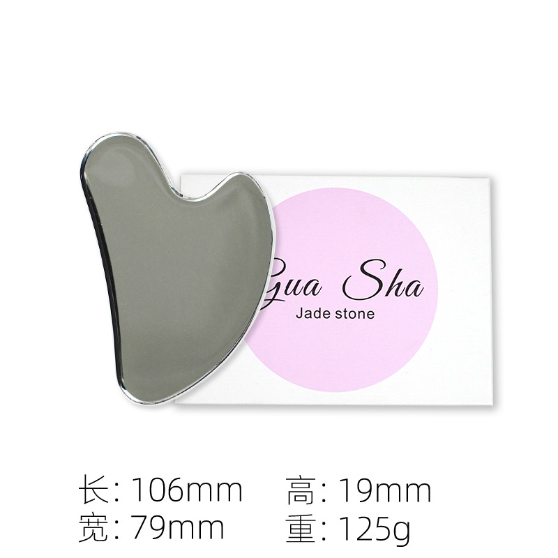 Dispositivo de belleza con rodillo de acero inoxidable para hombres y mujeres, bastón de masaje compacto y práctico, bastón de masaje con rodillo de doble cabezal al por mayor