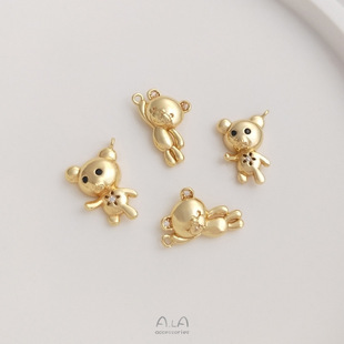 ��ɫ14K�����Ƕ�ʯ�ɐ�С�ܒ���ֹ�����diy����朶��hƷ���