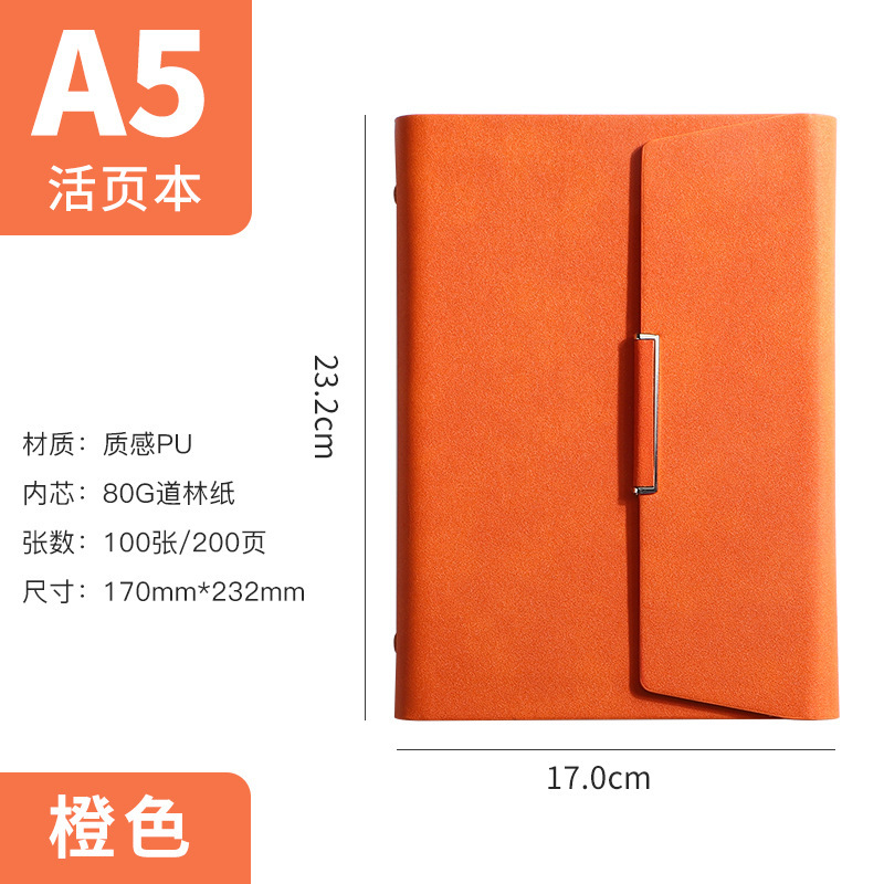 A5 naranja / 100 hojas