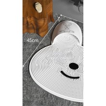 新款硅胶洗脚去死皮淋浴房地垫按摩脚垫浴室防滑垫子洗澡搓脚神器