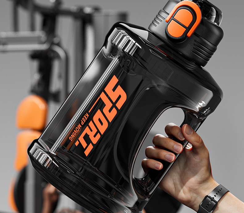 Extra Large Capacity Plastic Bottle High Temperature Resistant Ton Bucket 2025 Summer New Model For Men Sports_voghion.com