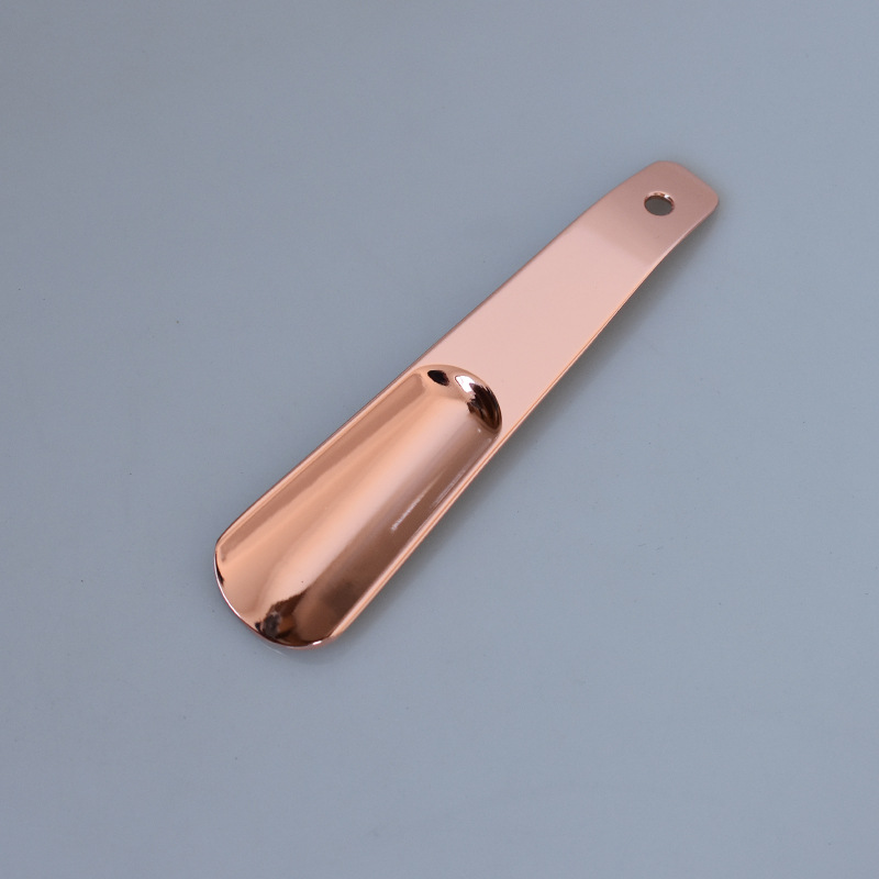 Calzado de oro rosa largo de 14CM 52.2g