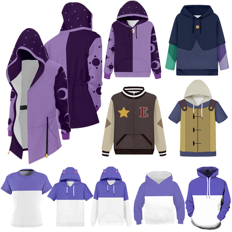 2022 new Owl magic club The Owl House Season animation 3D sweater fashion sweater