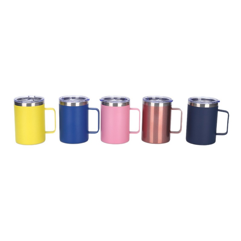 クロスボーダー304ステンレスコーヒーカップビジネス会議ハンドルオフィスカップ家庭用シンプルな保冷ビールカップ卸売り|undefined