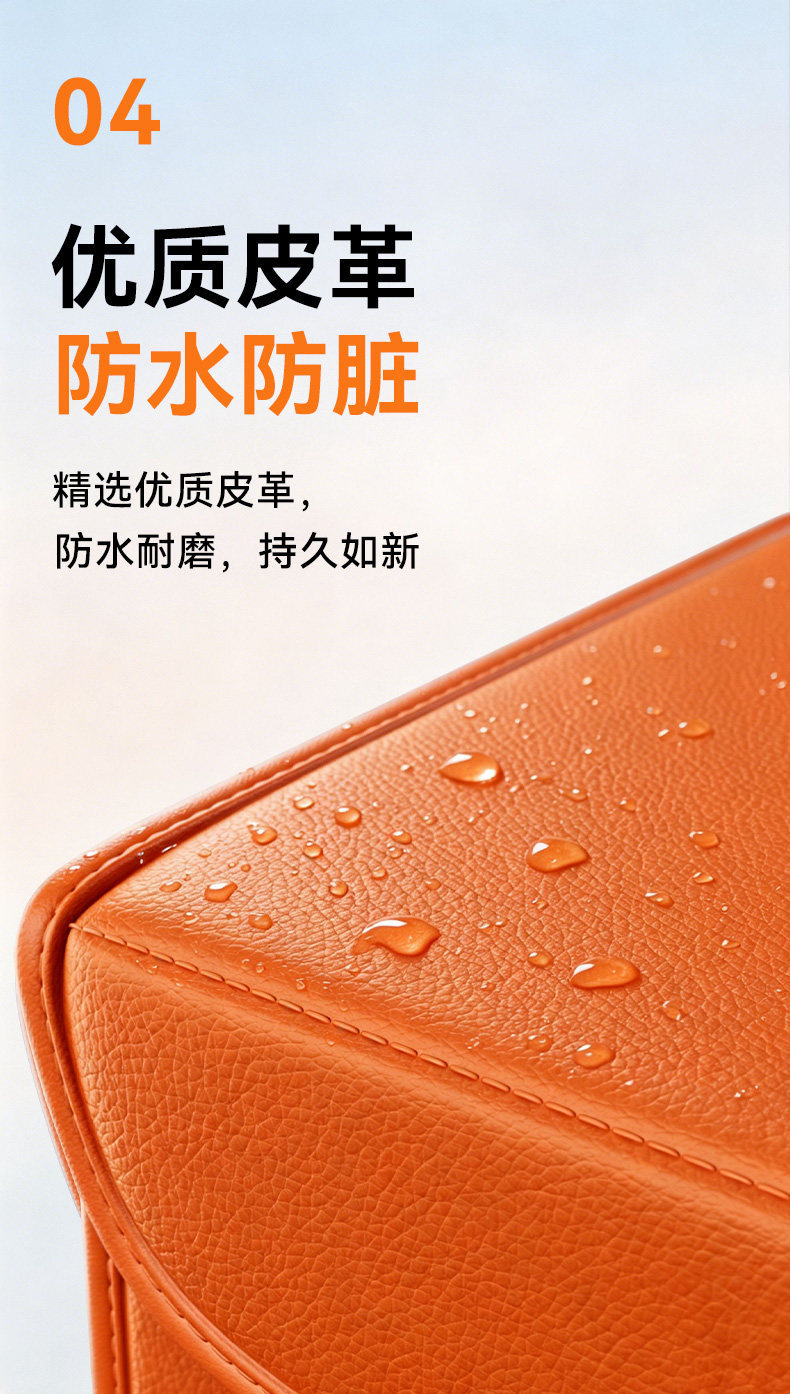 Cross-border car trunk storage box, foldable car trunk organizer, car accessories wholesale