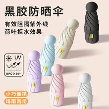 雨伞厂家批发遮阳伞防晒紫外线晴雨两用胶囊伞便携太阳伞抗UV收纳