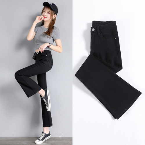 Women's 9-inch Tapered Pants for Spring and Summer, White Slimming High-Waisted Tailored Wide-leg Pants for Petite Women