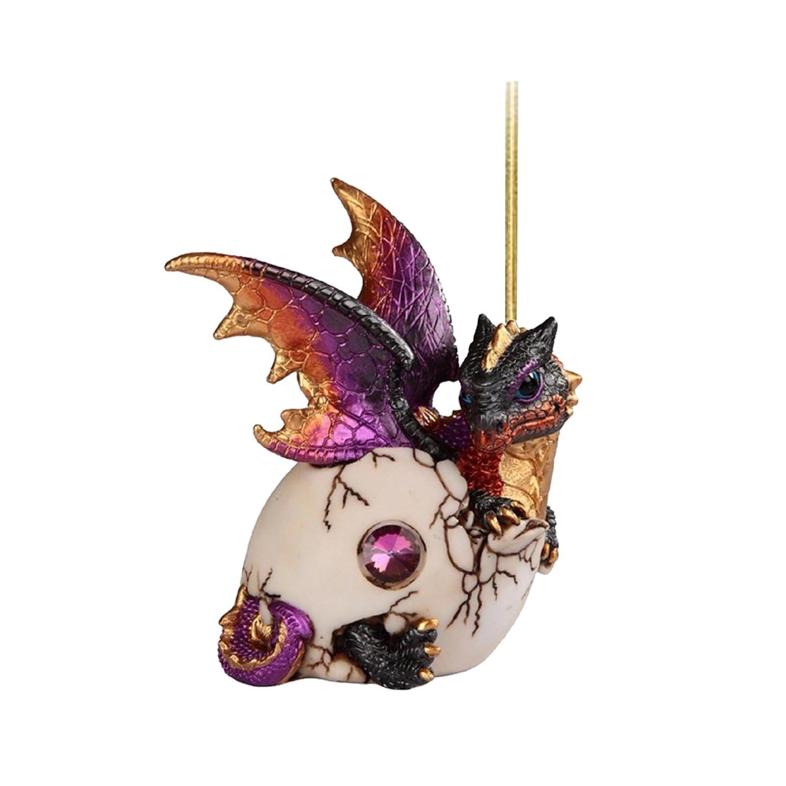 Acrílico Navidad lindo dragón bebé adornos Navidad árbol encanto decoración 2024 Año Nuevo decoración regalo