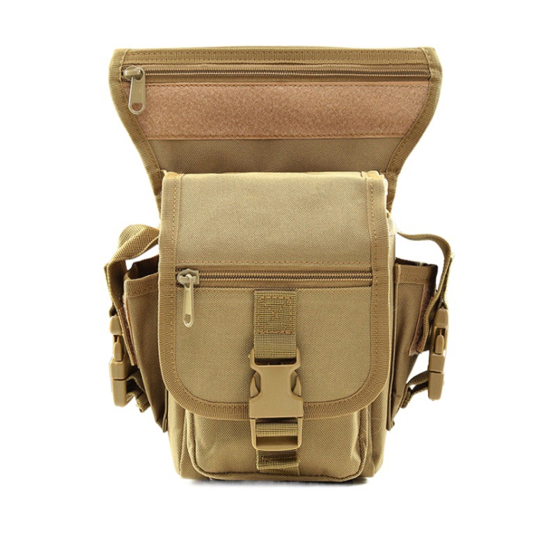 Bolso bandolera para motocicleta, bolso de pierna para ciclismo, riñonera deportiva impermeable para correr al aire libre, estilo camuflaje para hombre.