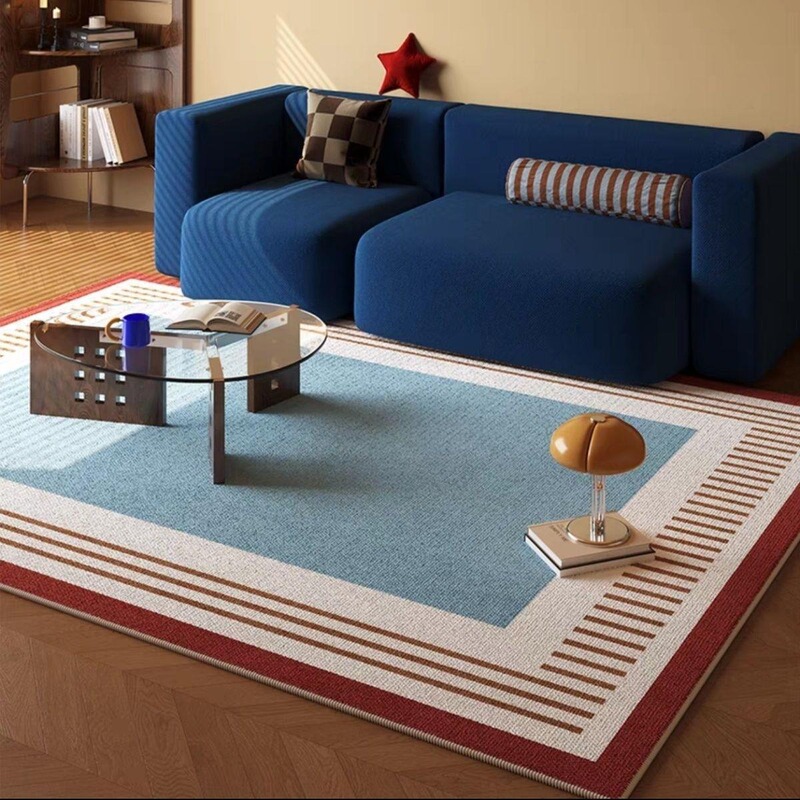 Bauhaus Carpet Living Room Coffee Table Blanket Crystal Velvet Non-Slip Water-Absorbent Stain-Resistant Wear-Resistant Carpet Entrance Door Floor Mat