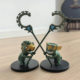 Nezha Naohai Devil Boy Fans Surrounding Enchanted Beast Ornaments Hand-held Collection Souvenirs Explosion Enchanted Beast Ornaments