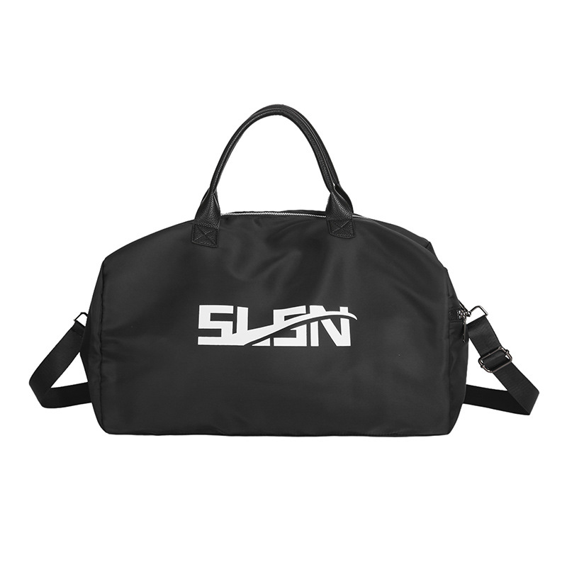 Bolso de viaje ligero de gran capacidad de nailon, bolso de deporte de ocio, bolso de hombro de viaje simple para mujer, bolso al por mayor