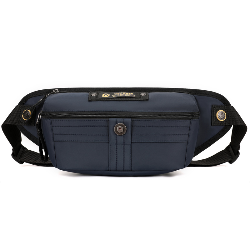 WEPOWER nuevo tipo de bolso de cintura para hombres, bolso de ocio al aire libre, bolso de hombro inclinado, bolso de cintura a prueba de rociadores