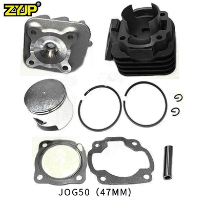 JOG50 cc Minarelli 47mm 2 taktlı mühərrik üçün motosiklet silindr dəsti