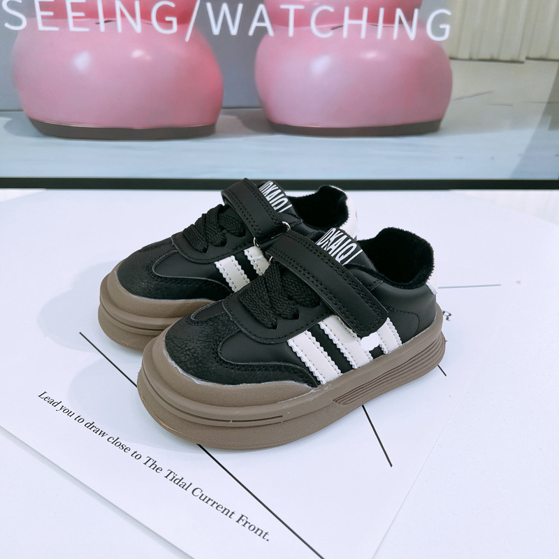 Tavola per bambini taglio basso, scarpe sportive per ragazze nuove autunno e inverno 2023, due suole morbide in cotone,_voghion.com