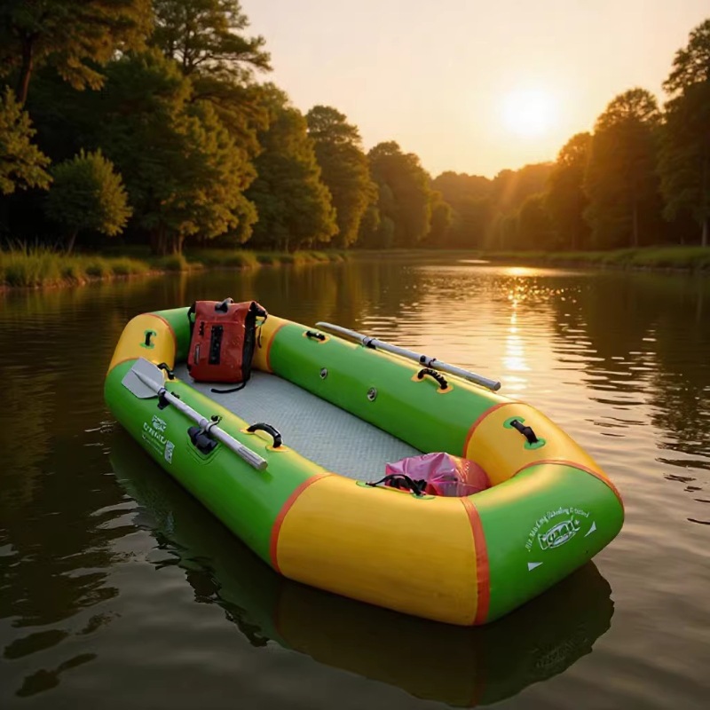 Lst Portable Inflatable Boat, Thickened and Wear-Resistant, Fishing and Rafting Inflatable Boat, Outdoor Water Sports Kayak