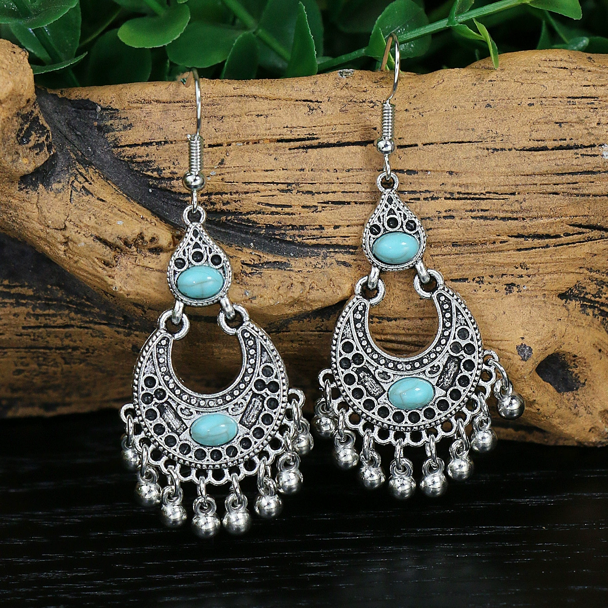 Серьги ретро этно Handmade, кисточка-талисман бохо низкопроходимые клипсы, лёгкий